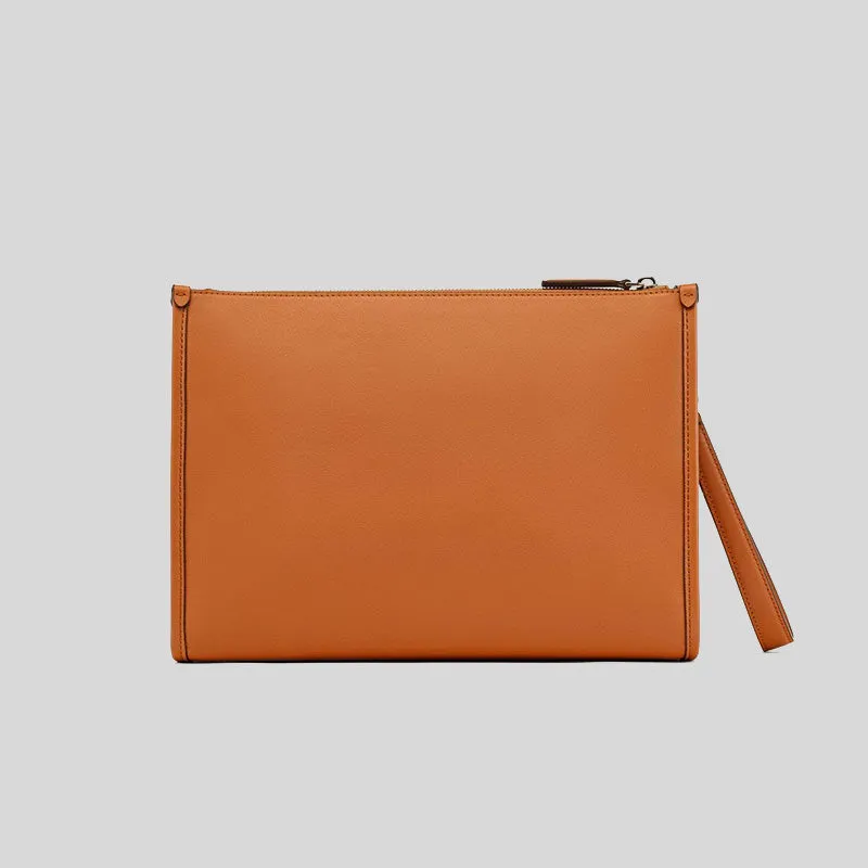 MCM Aren Crossbody Pouch in Spanish Calf Leather Cognac RS-MMRDATA03CO001