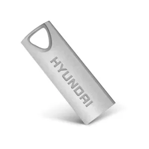 Memoria Usb 2.0 32 Gb Hyundai Bravo Deluxe Metalica Plata
