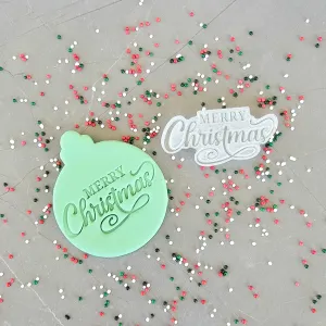 Merry Christmas Cookie Stamp