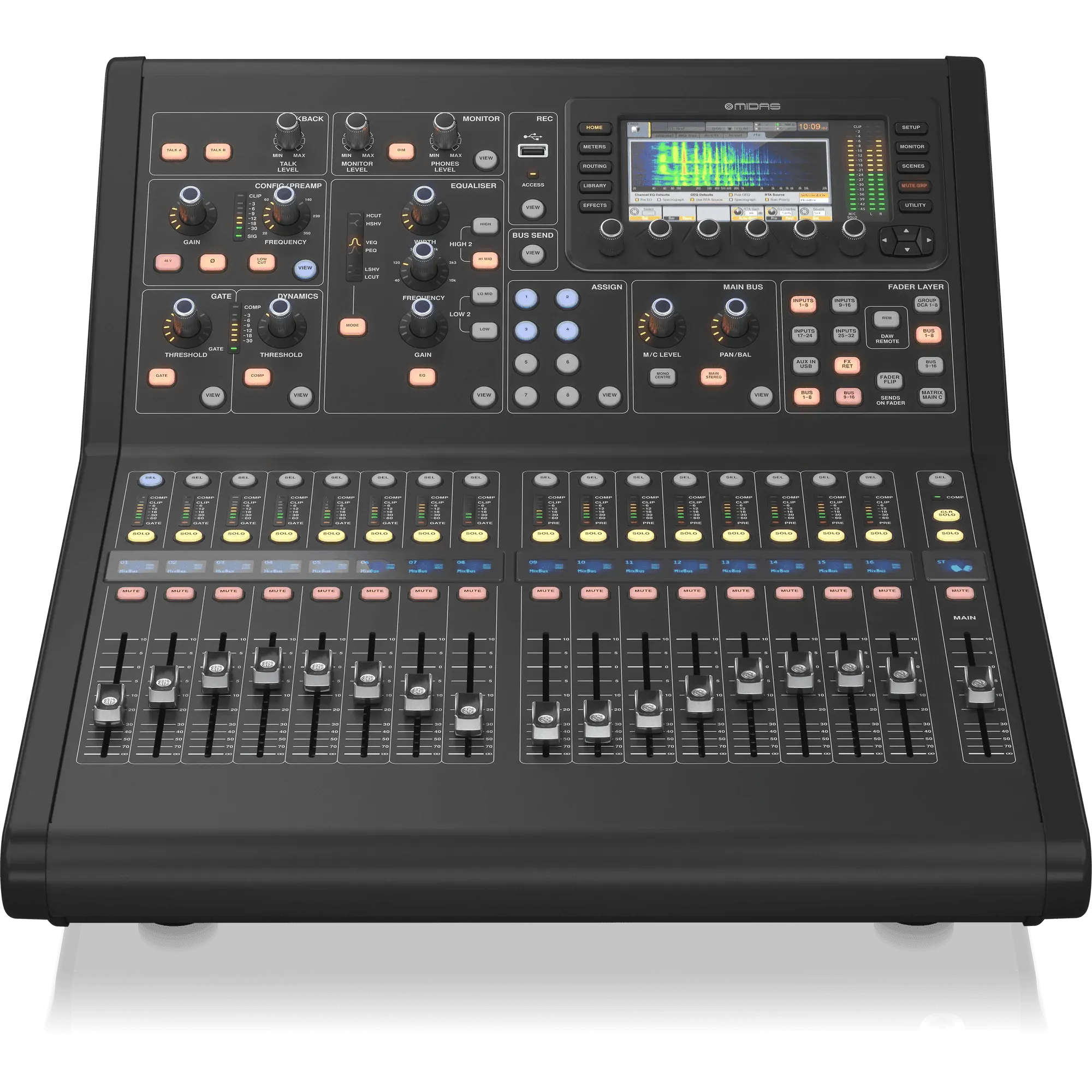 Midas M32R LIVE Digital Console for Live & Studio with 40 Input Channels, 16 Midas PRO Microphone Preamplifiers & 25 Mix Buses