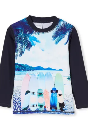 Milky | Summer Rashy Swim Top