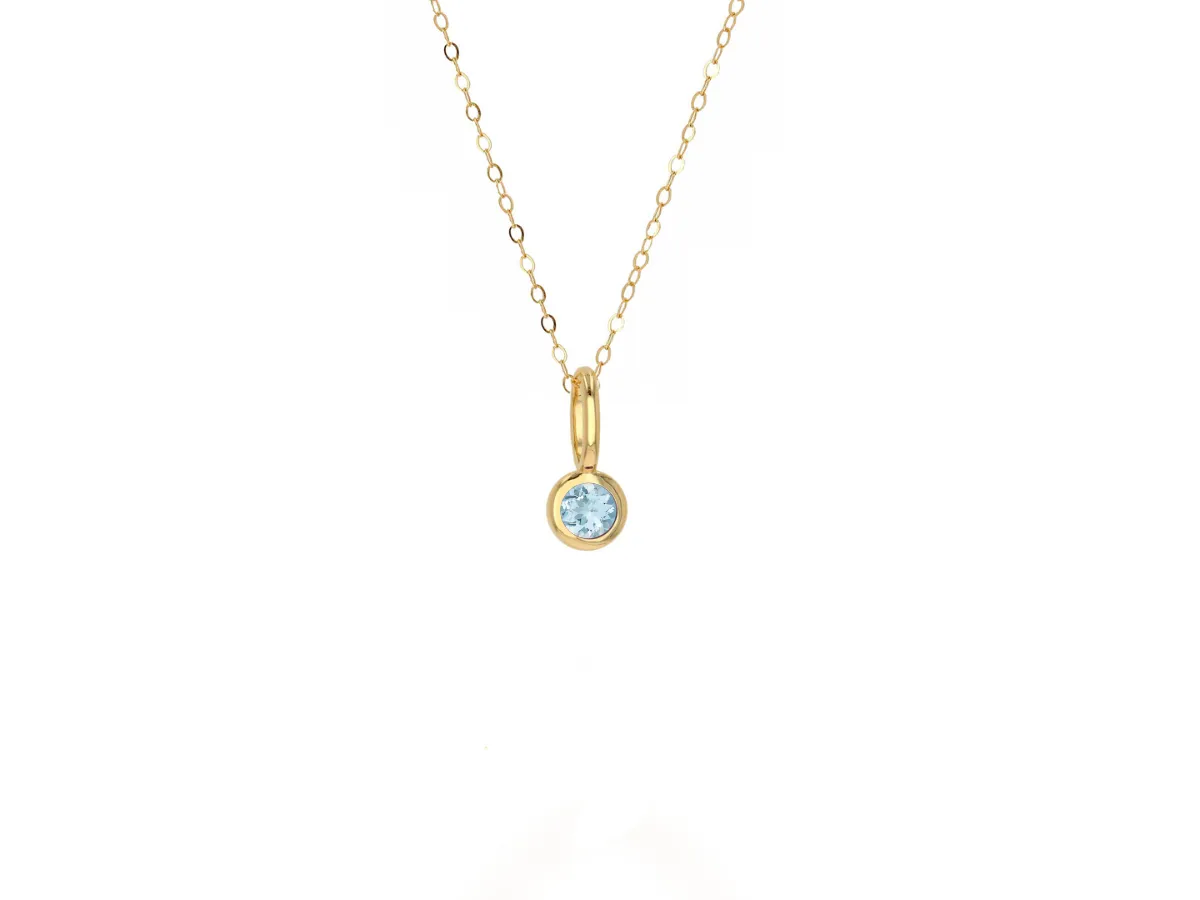 Mini Aquamarine Charm