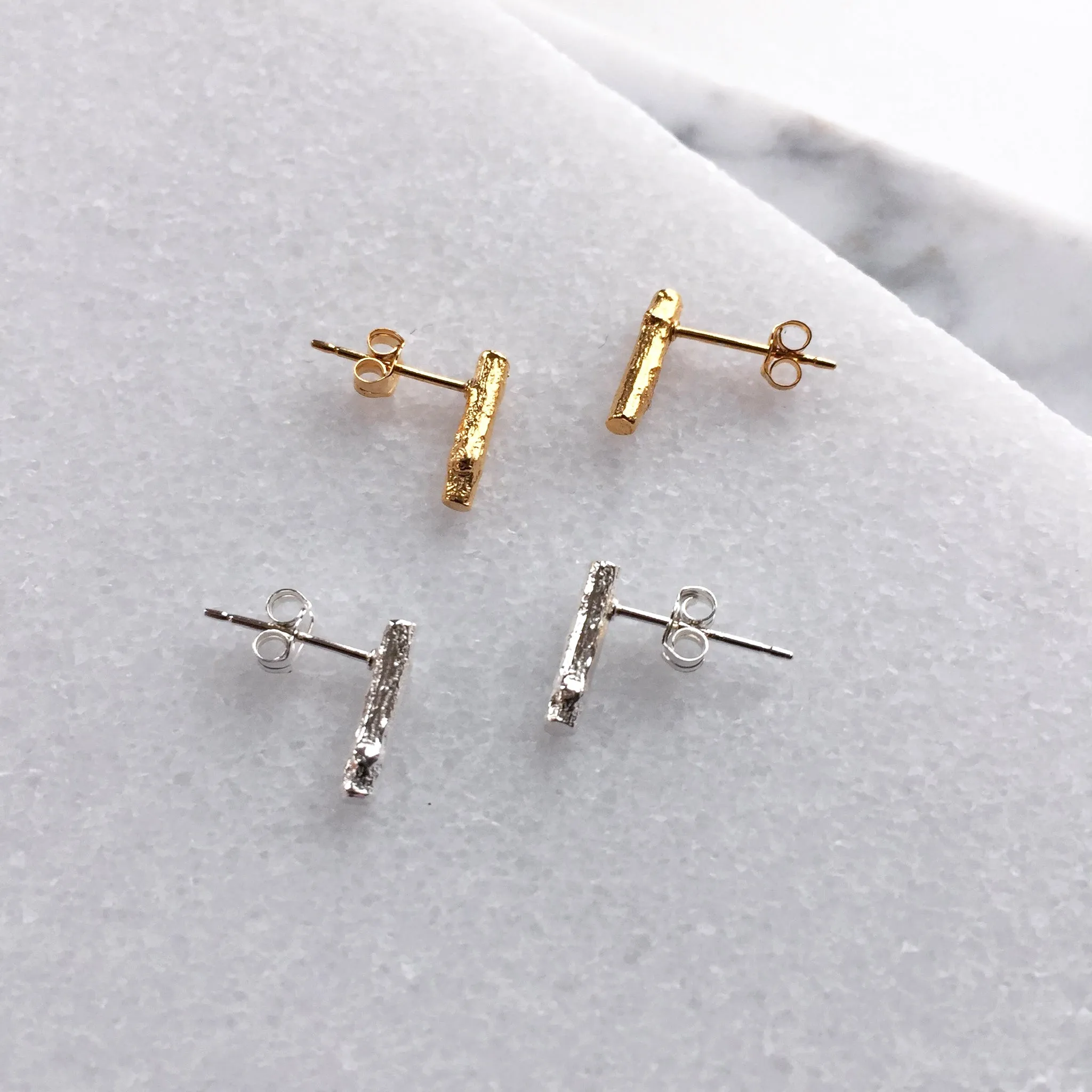 Mini Twig Post Earrings