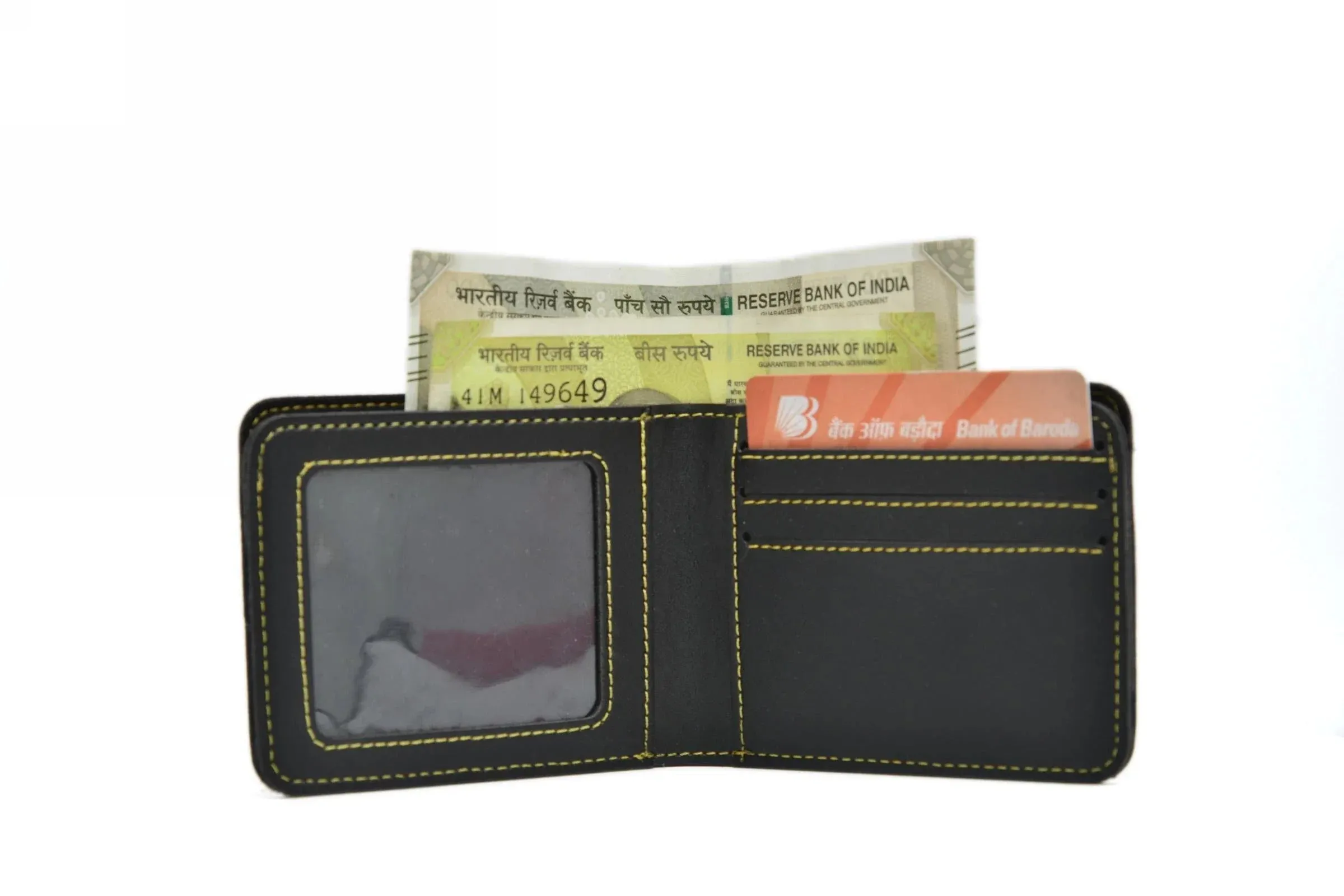 MInimal clutch   Men's Wallet (Couple Gift 2) - Black