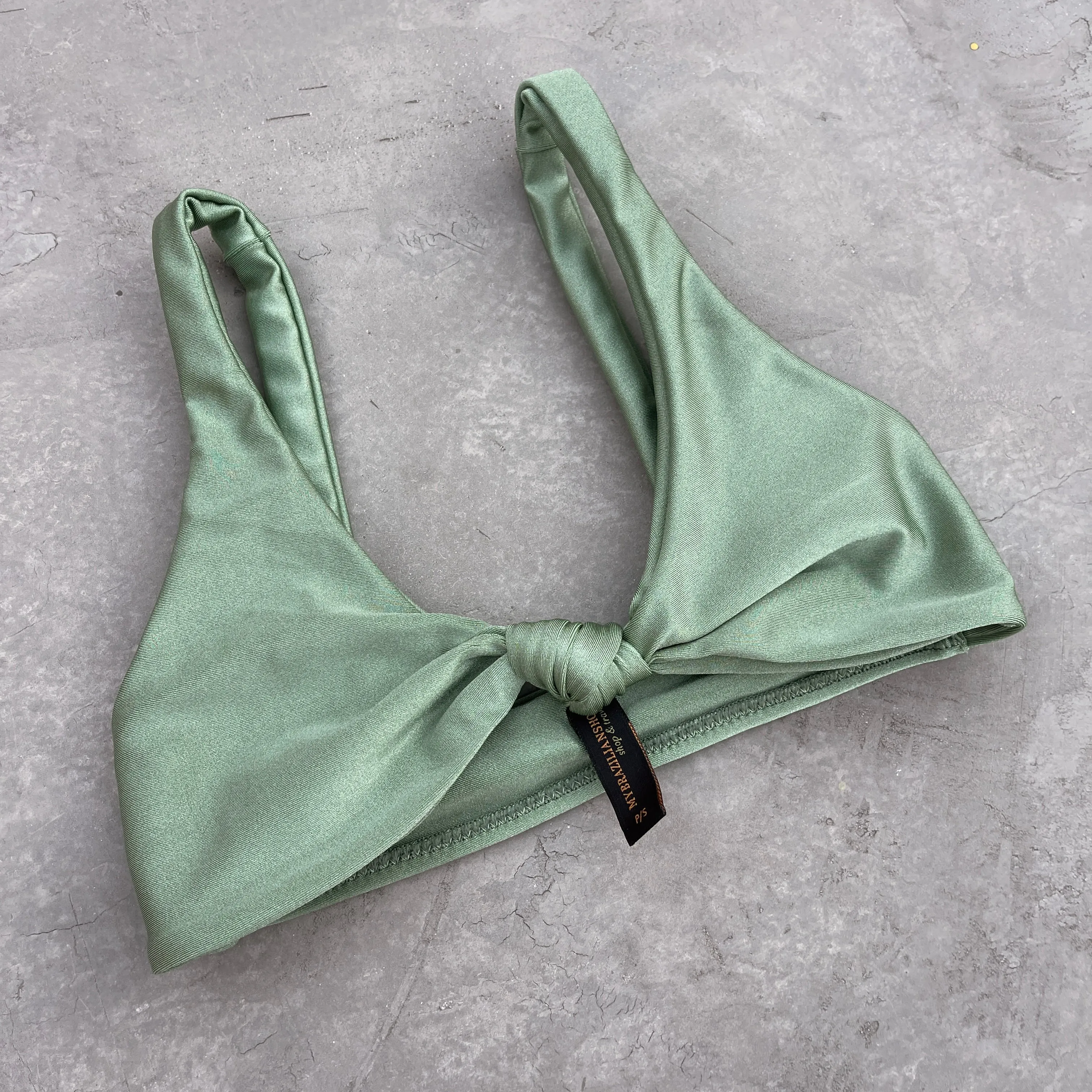 Minted Elegance Cassia Bikini Top