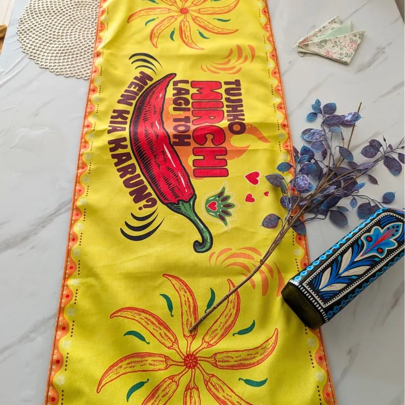Mirchi Table Runner