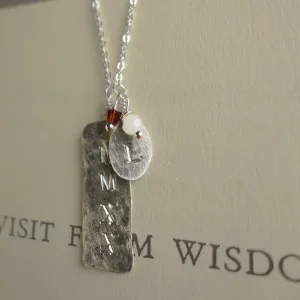 MMXXI   grad's initial, gemstones you choose (school colors)
