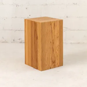 Modern Block End Table | Reclaimed Wood