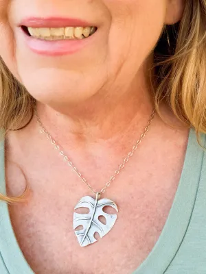 Monstera Necklace (large)