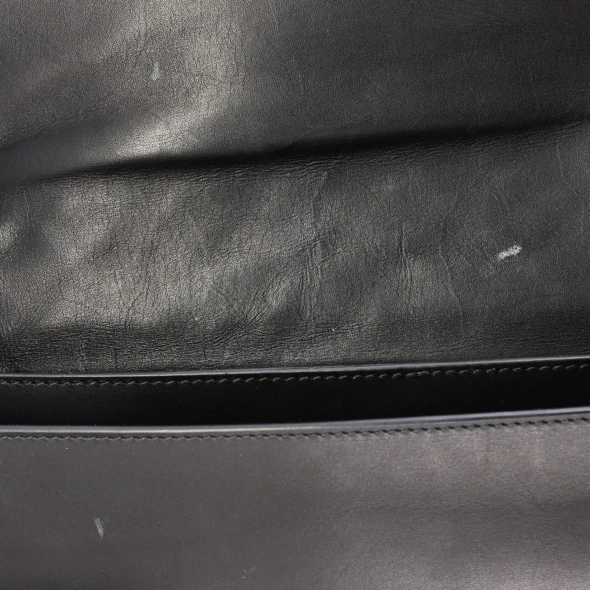 Montebello Flap Clutch Intrecciato Leather