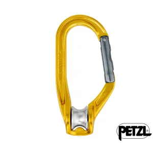 Mosquetón con polea ROLLCLIP simple - Petzl