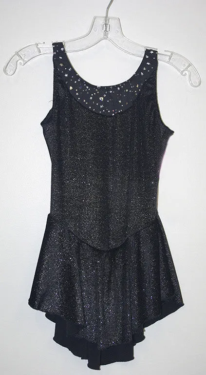Motionwear Ready to Ship 8060 Sleeveless Sparkle Velvet Dress