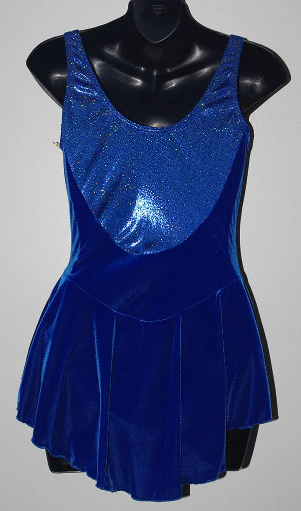 Motionwear Ready to Ship 8060 Sleeveless Sparkle Velvet Dress