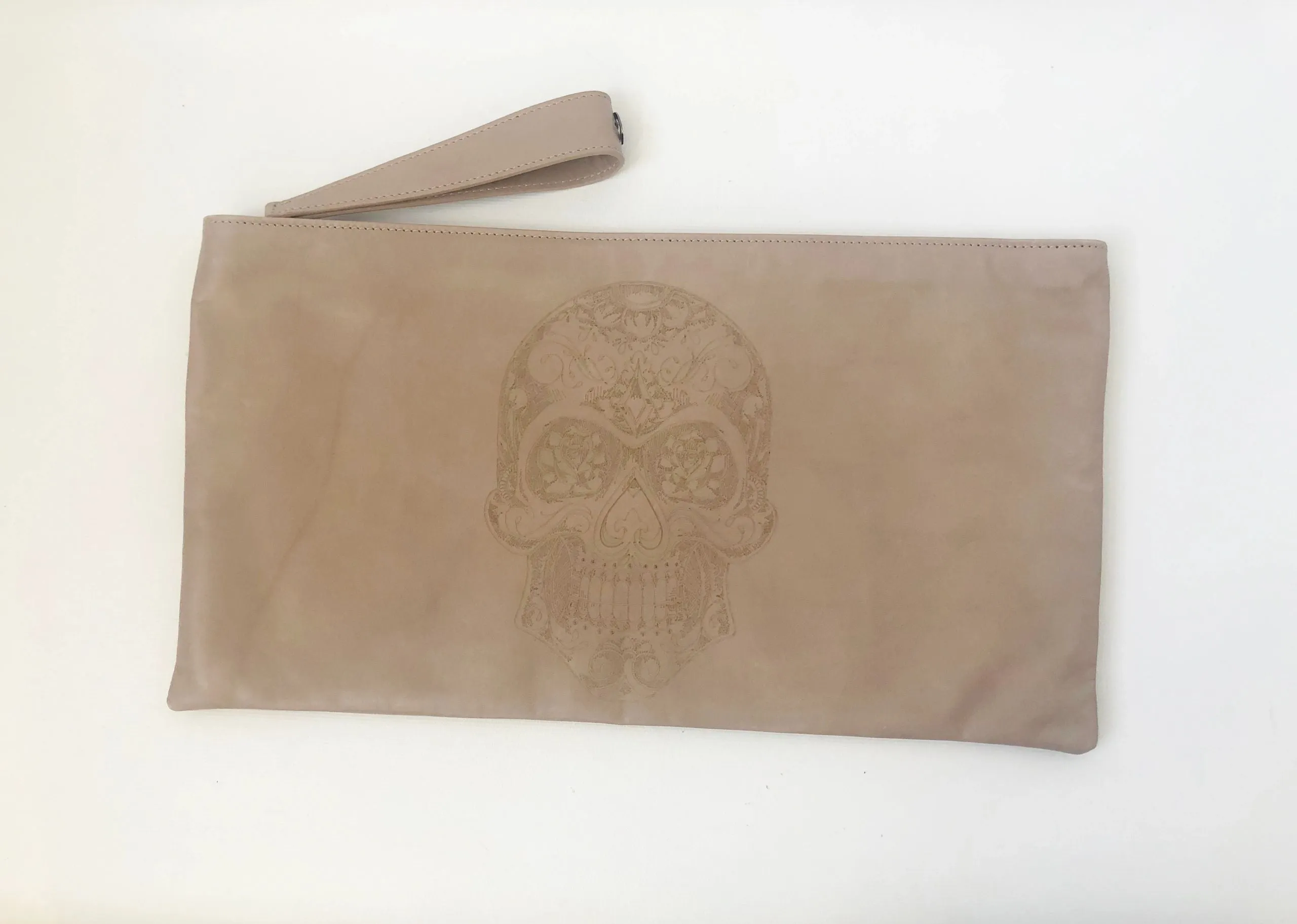 NEW Nada Sawaya Skull Clutch