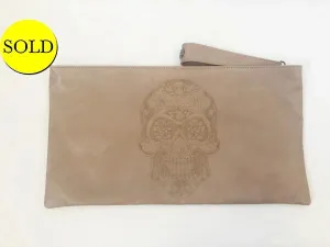 NEW Nada Sawaya Skull Clutch