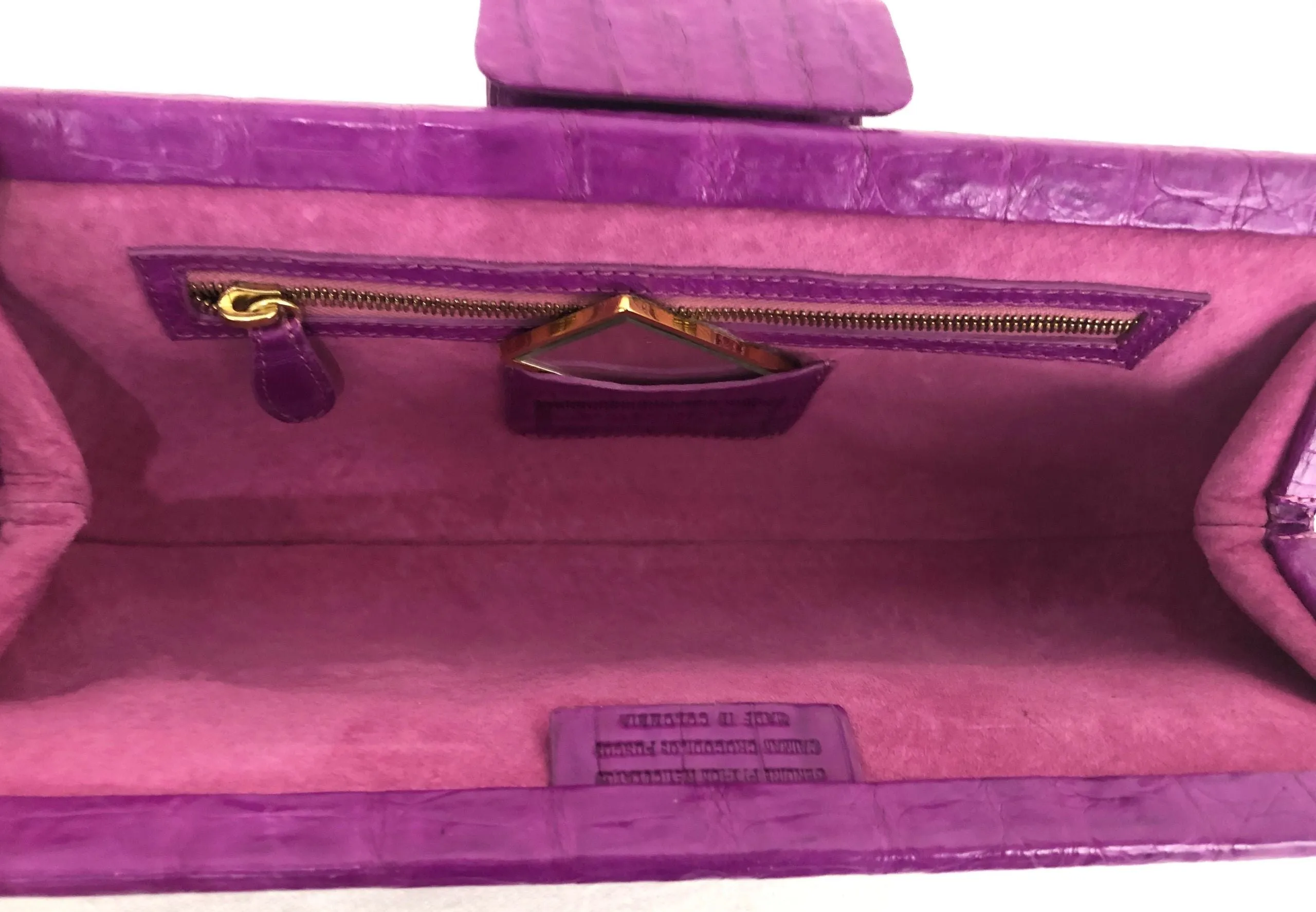 NEW Nancy Gonzalez Crocodile Clutch