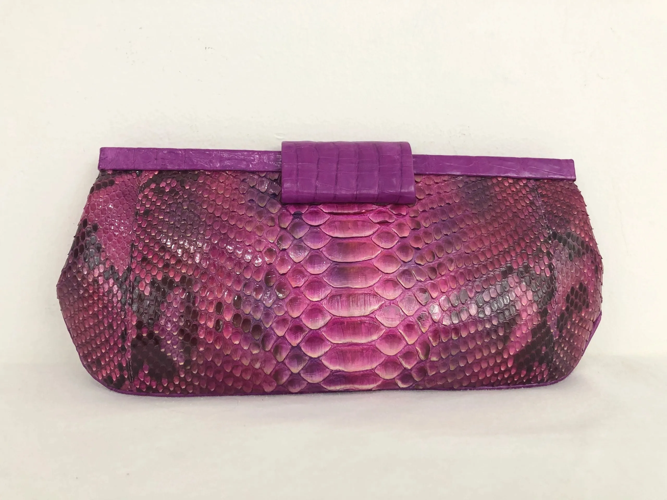 NEW Nancy Gonzalez Crocodile Clutch
