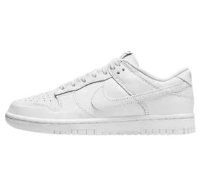 NIKE DUNK LOW TRIPLE WHITE WOMAN