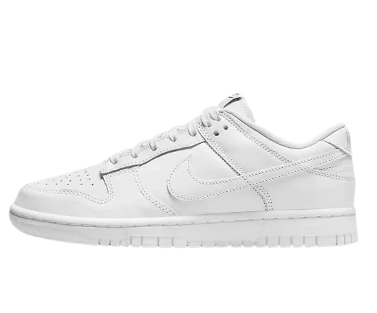 NIKE DUNK LOW TRIPLE WHITE WOMAN