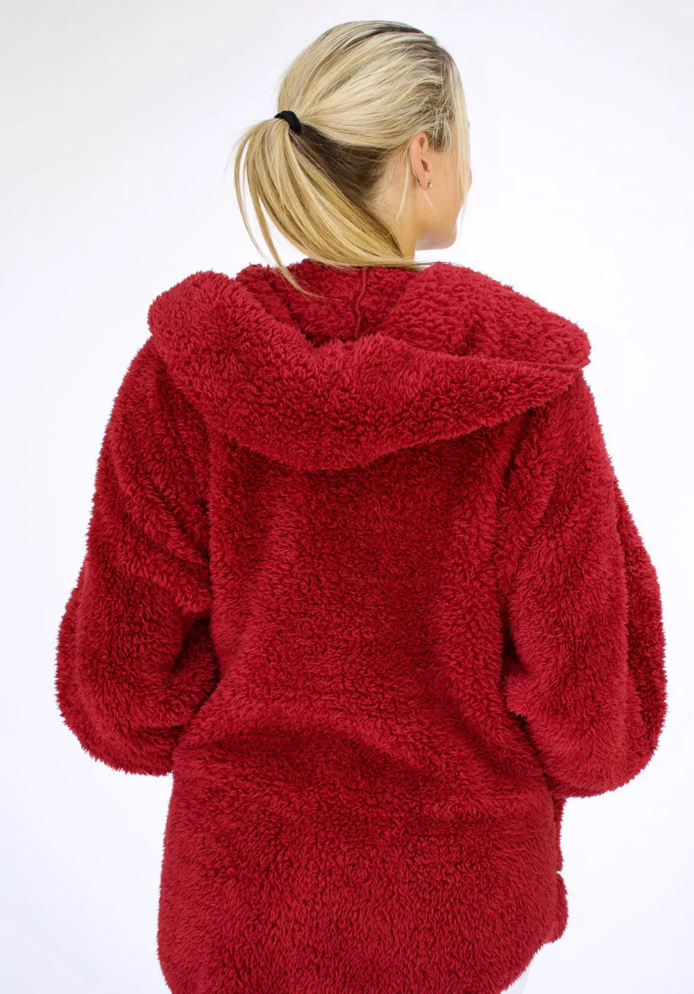 Nordic Beach Sweater - Red Velvet