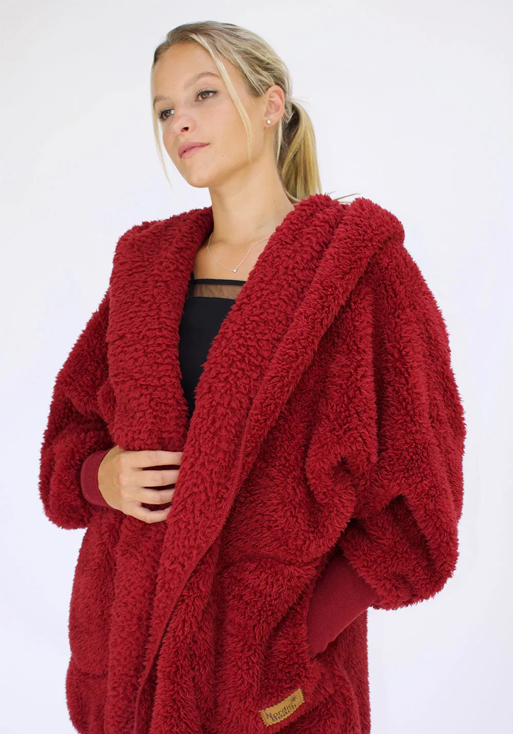 Nordic Beach Sweater - Red Velvet