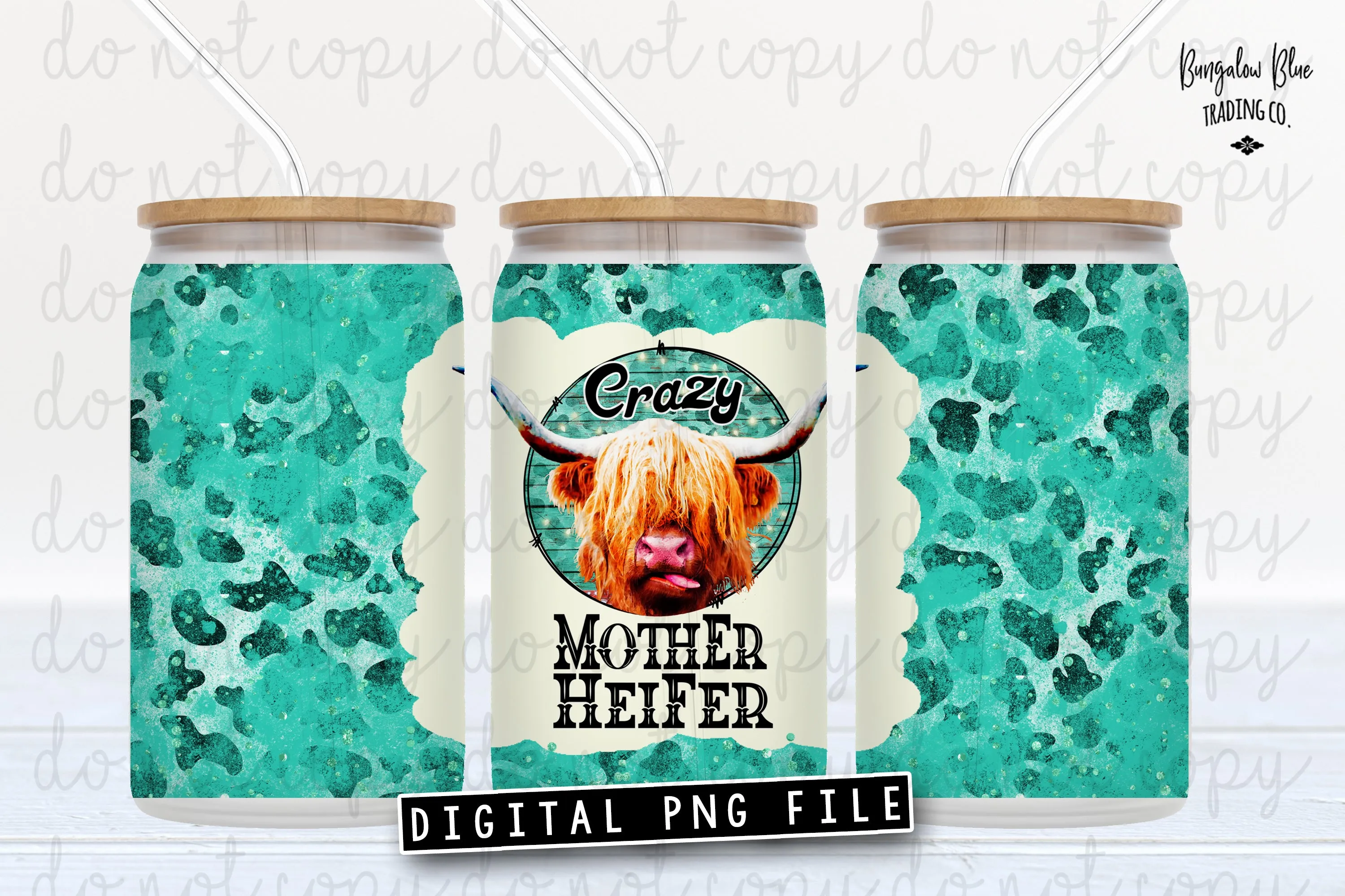 Not Your Darlin Retro Cowgirl Glass Can Tumbler Wrap Digital Download