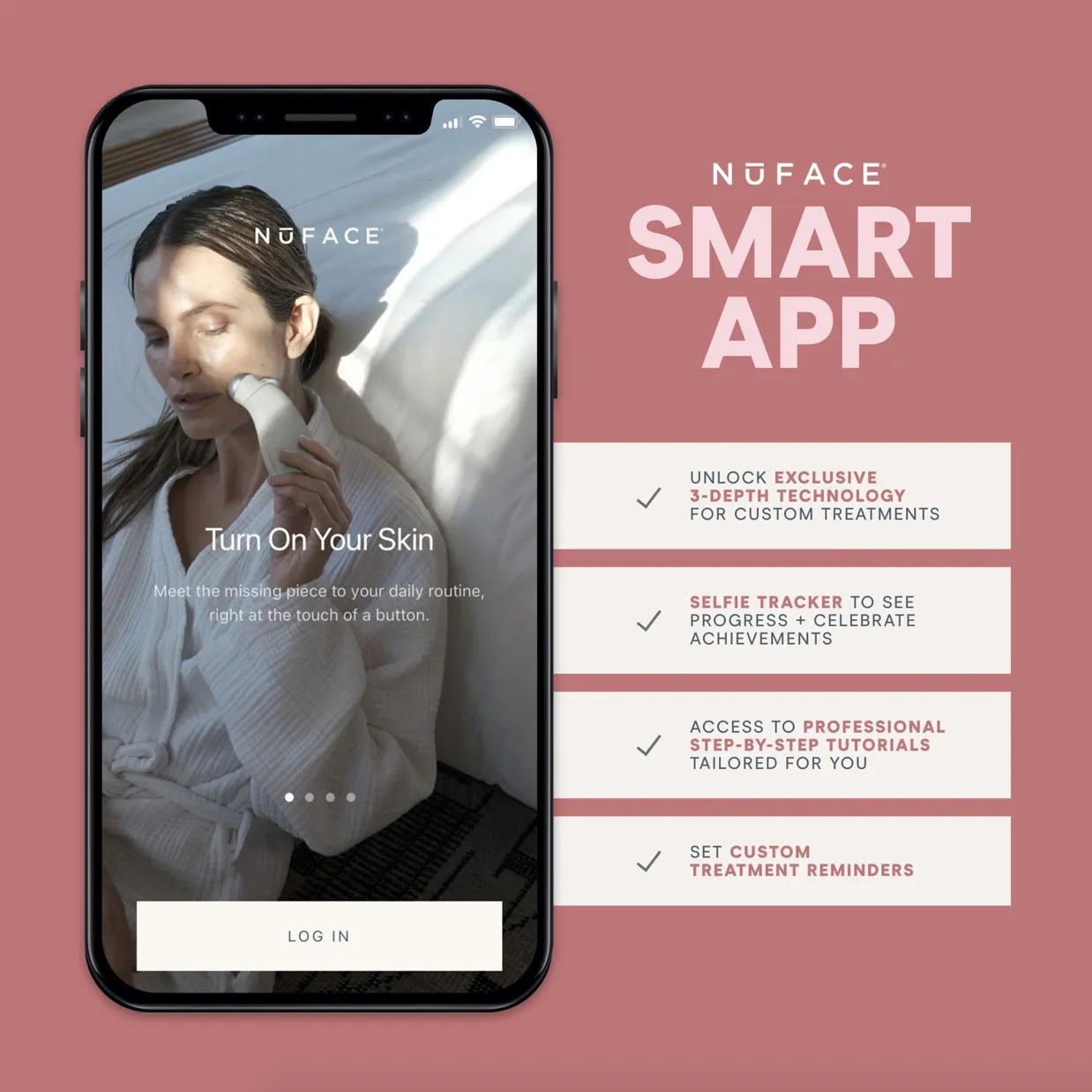 NUFACE Trinity  Pro Smart Device Facial Toning Kit