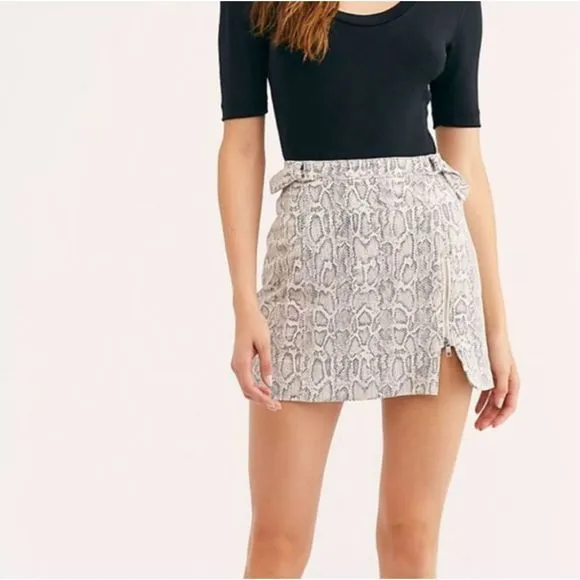NWOT Free People Midnight Magic Printed Skirt