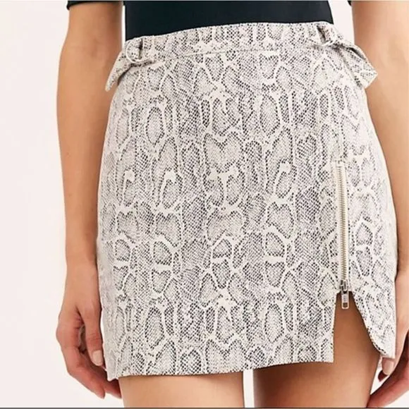 NWOT Free People Midnight Magic Printed Skirt