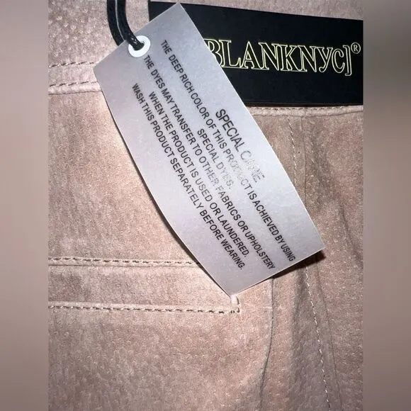 NWT blank nyc suede leather skirt size 29