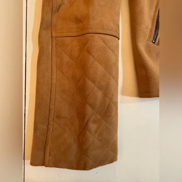 NWT KUT FROM THE KLOTH Faux Suede Moto Jacket