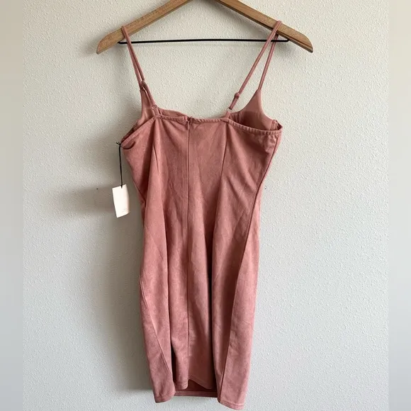 NWT Superdown Agatha Faux Suede Mini Dress Small