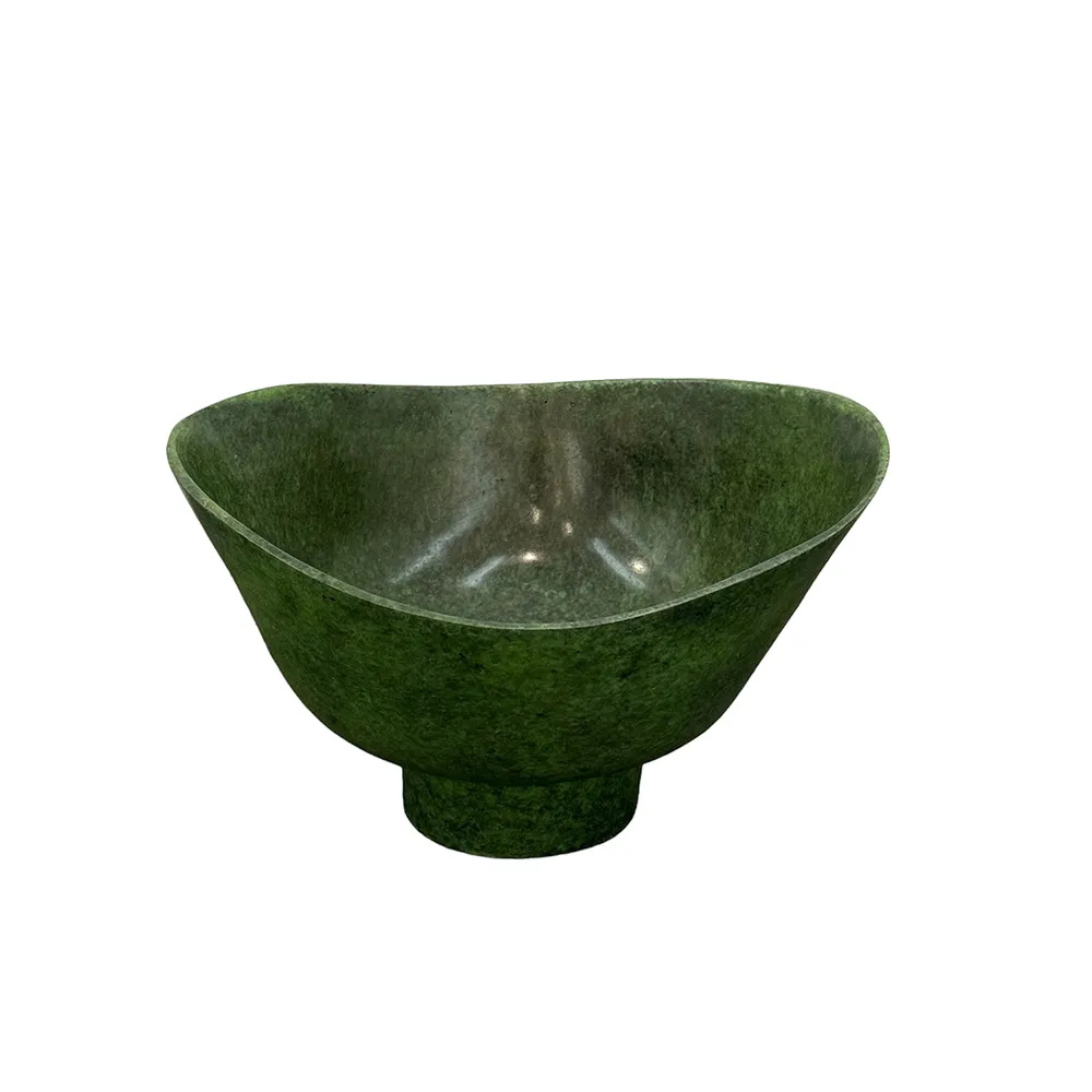 OBJECT Brass Simple Bowl Tall - Green