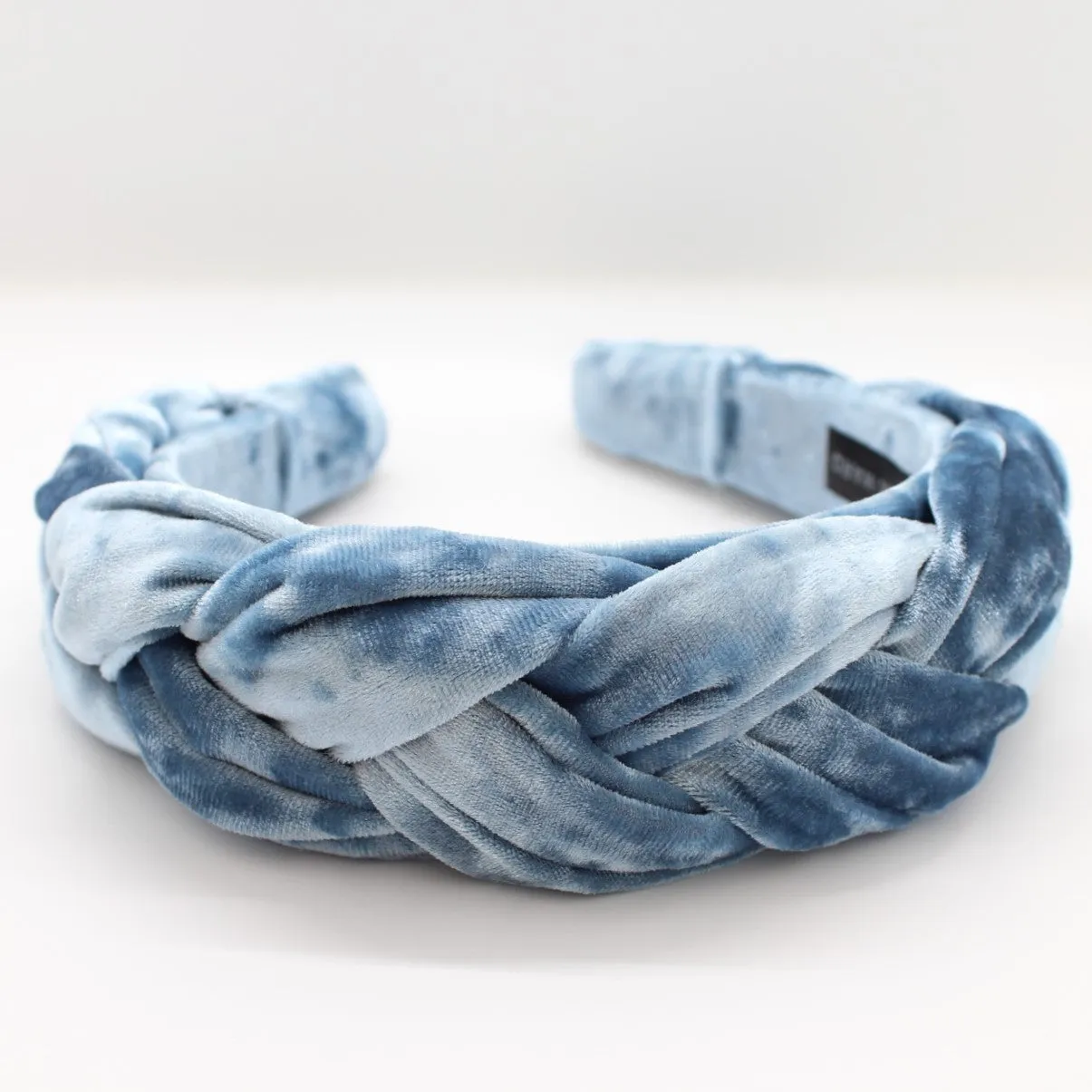 Ocean Velvet Braided Headband