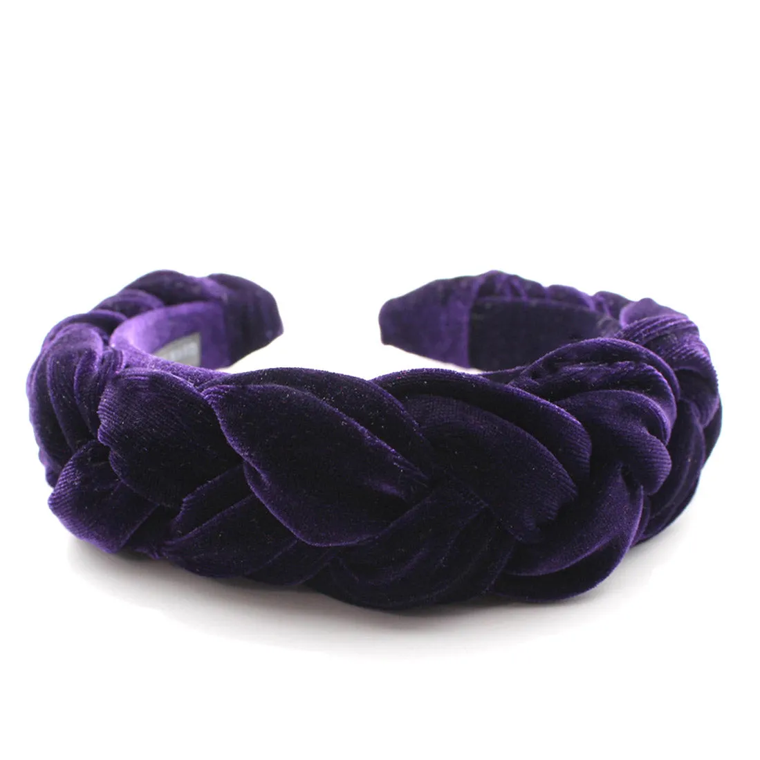 Ocean Velvet Braided Headband