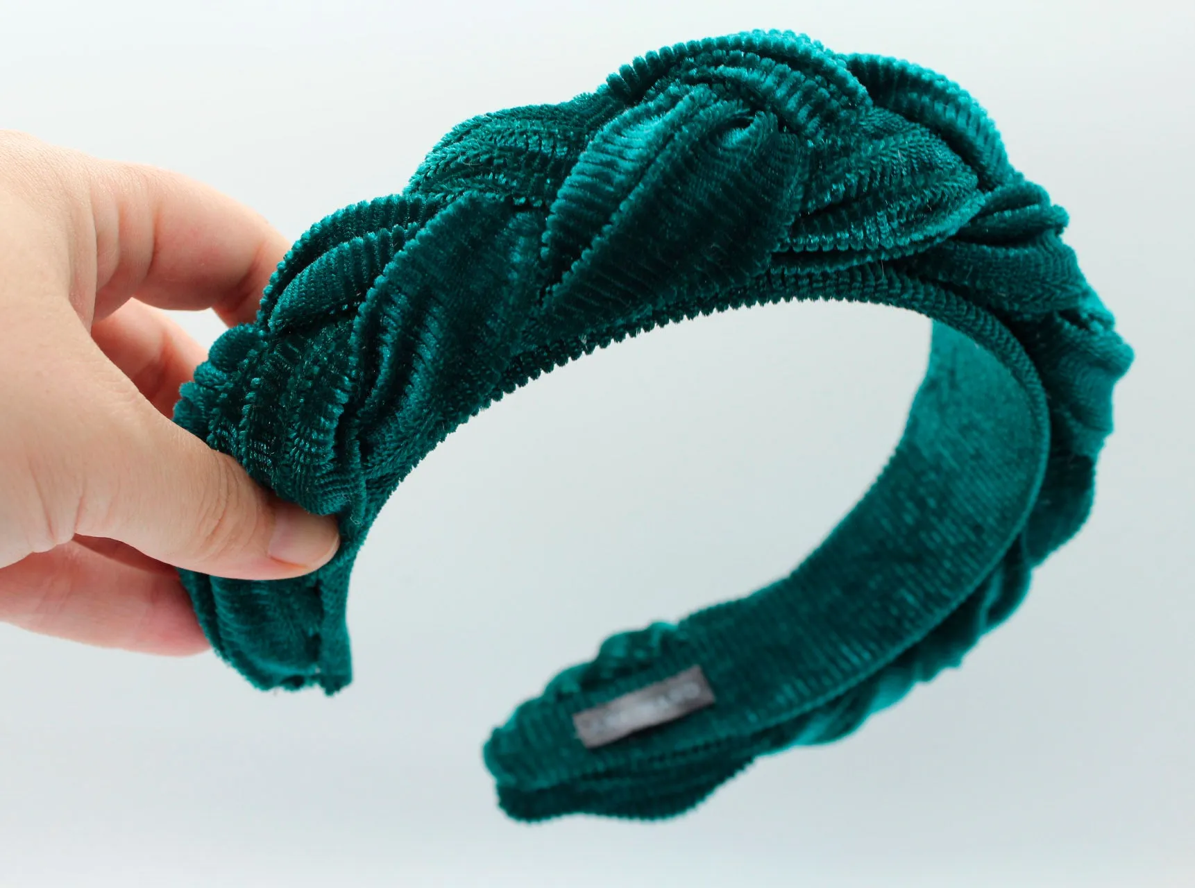 Ocean Velvet Braided Headband