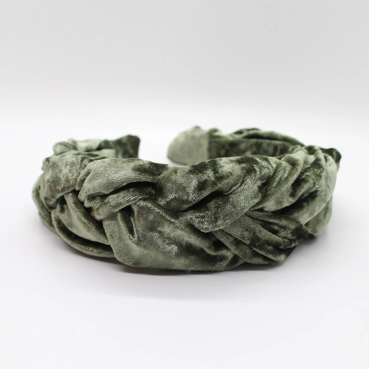Ocean Velvet Braided Headband