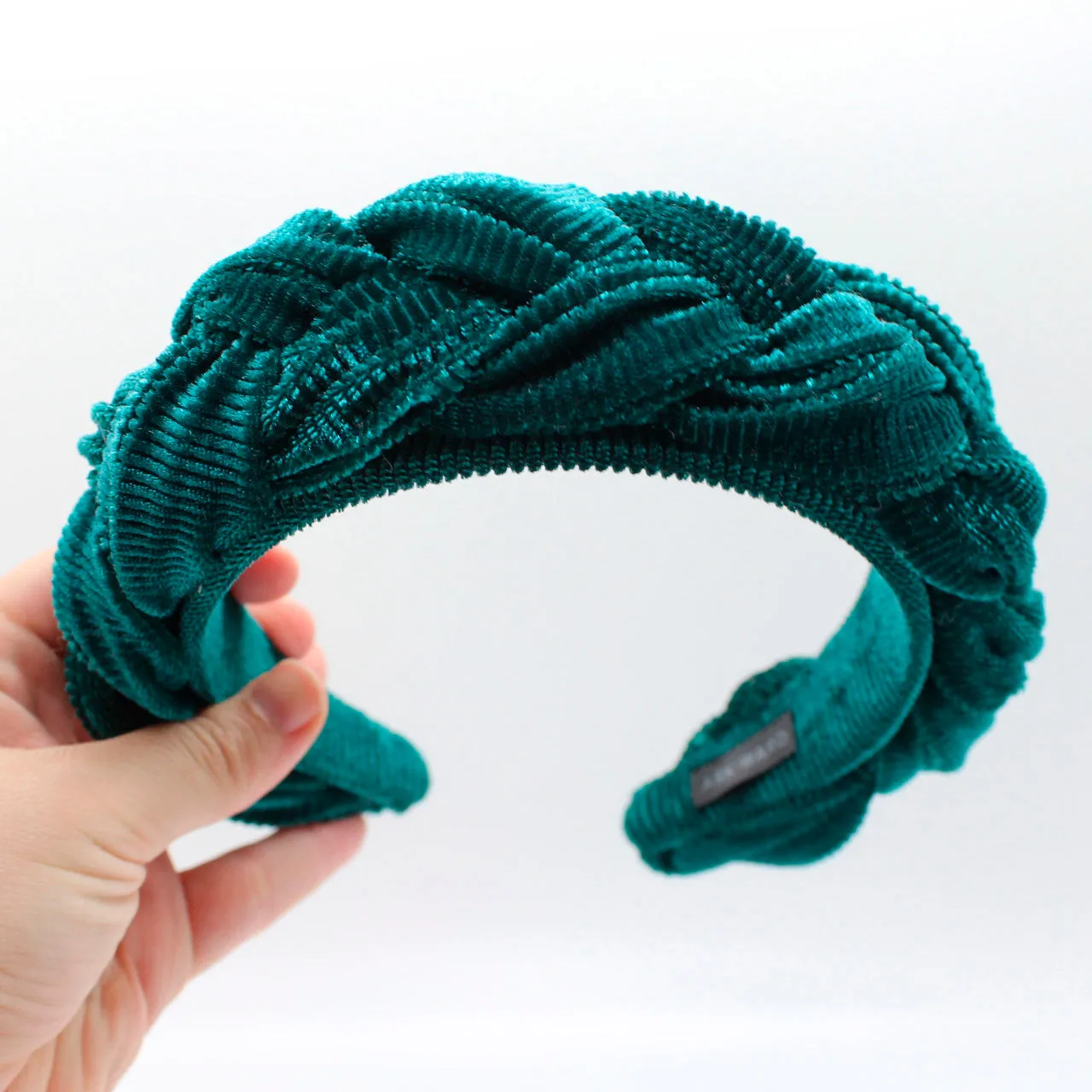 Ocean Velvet Braided Headband