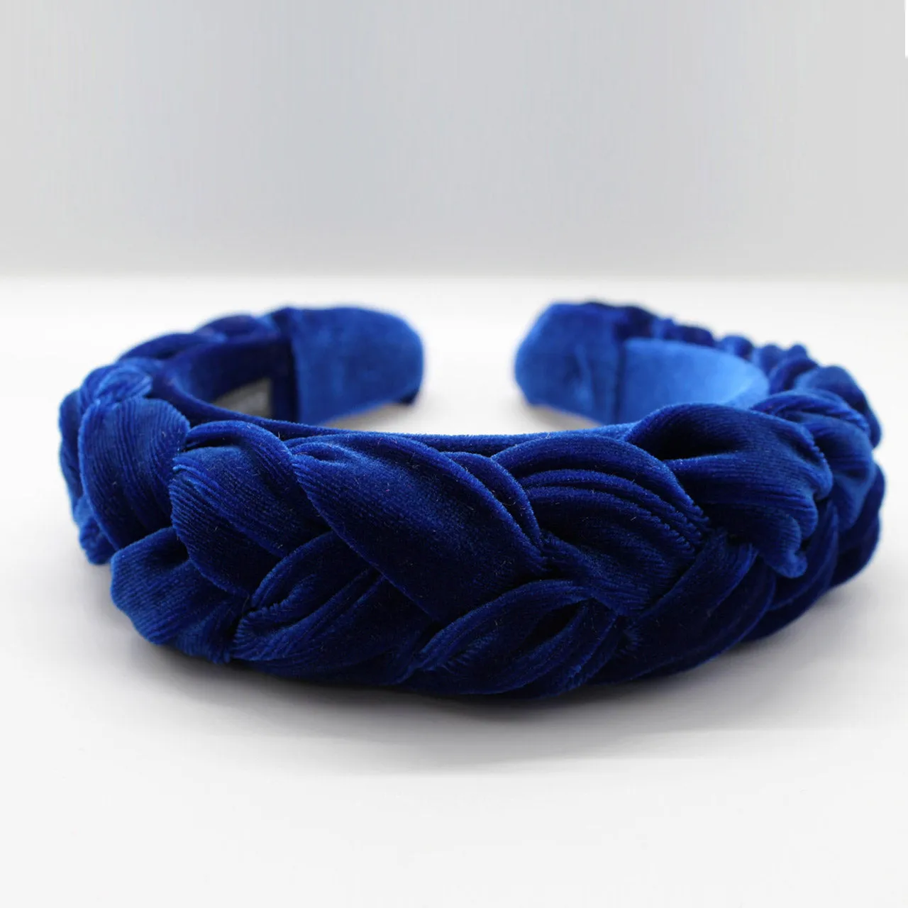 Ocean Velvet Braided Headband