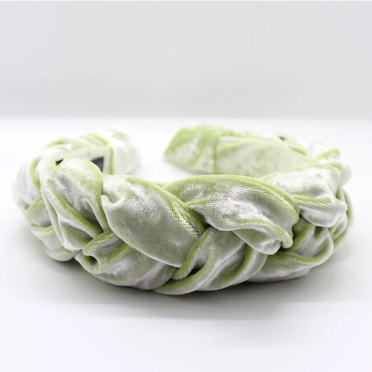 Ocean Velvet Braided Headband