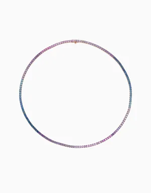 Ombre Tennis Necklace (EXCLUSIVE)
