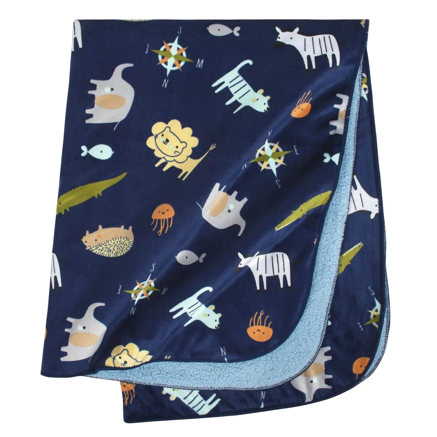 One World Collection Plush Blanket - Hello World