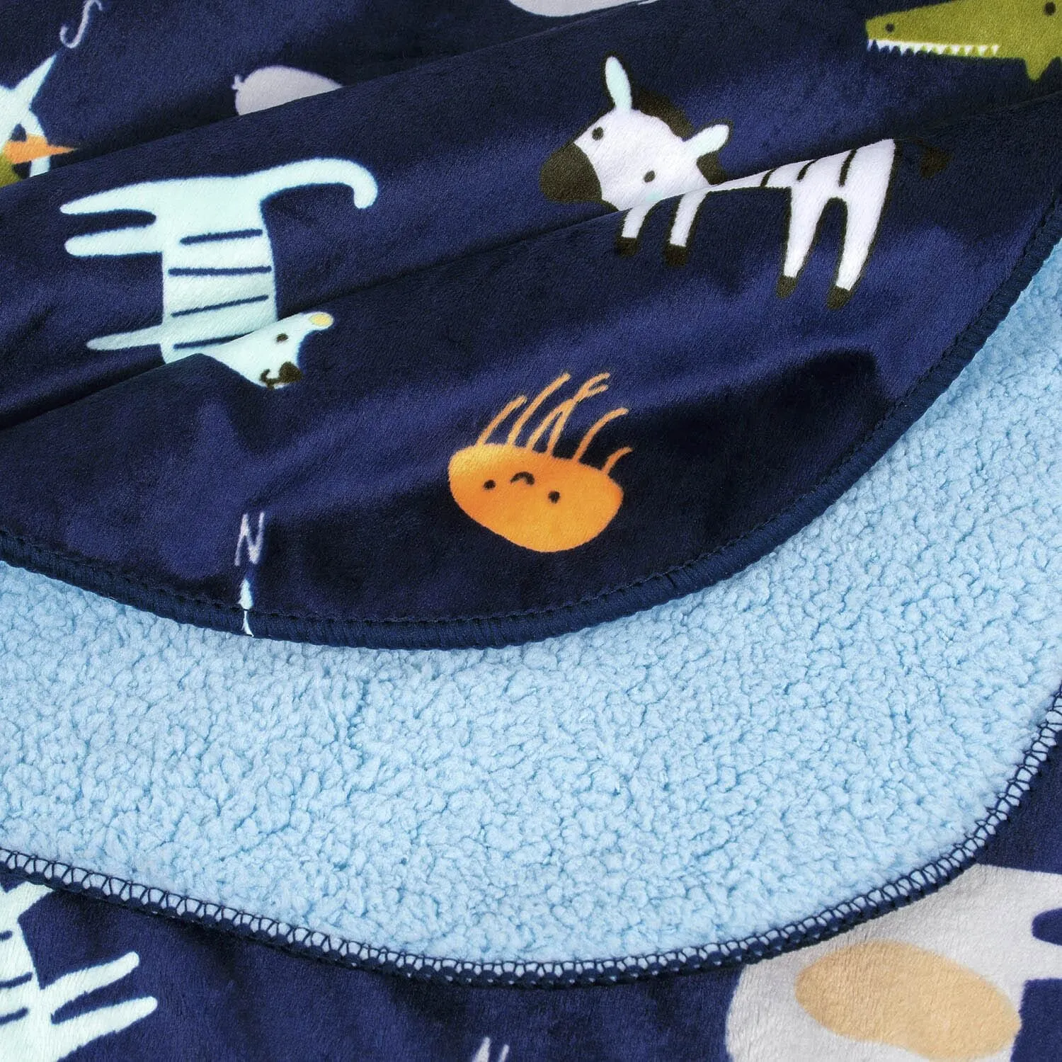 One World Collection Plush Blanket - Hello World
