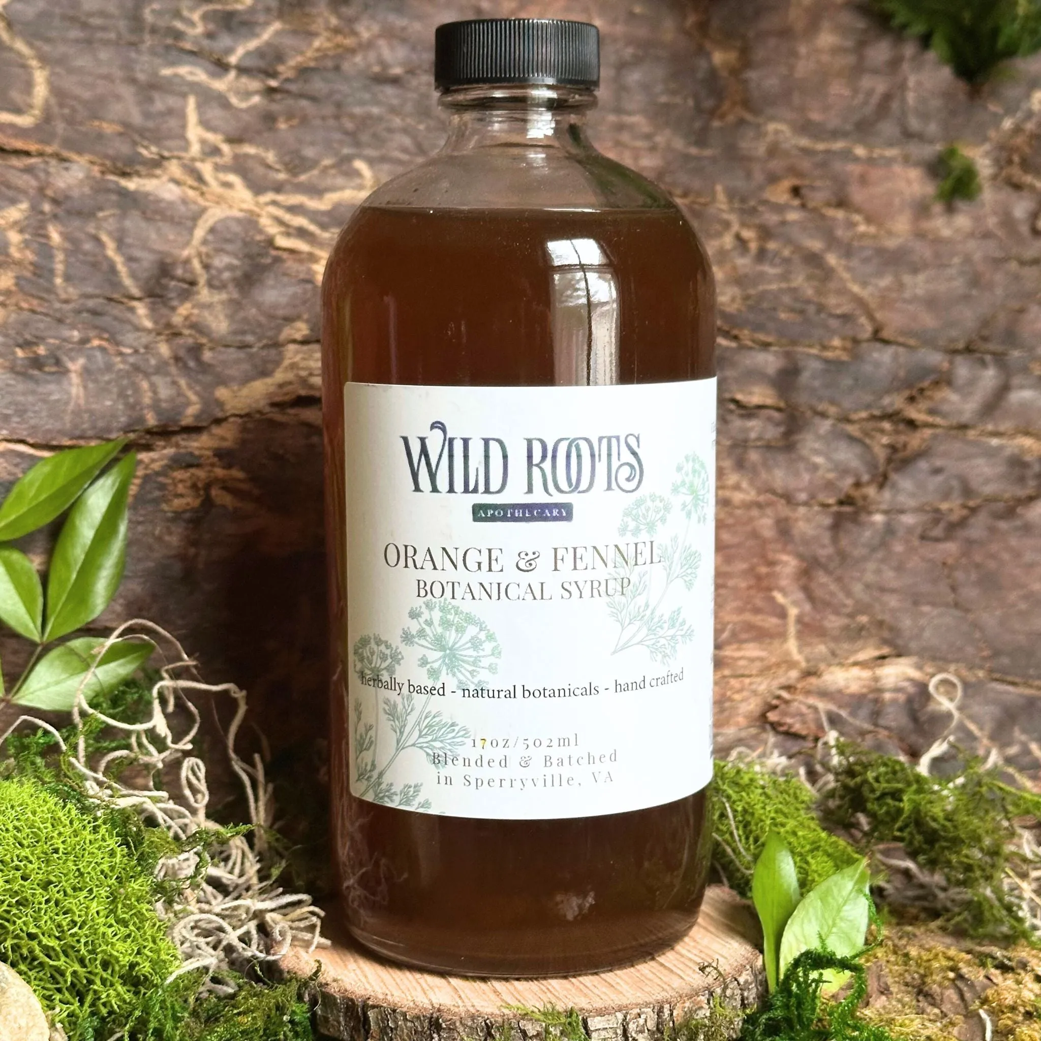 Orange Fennel Botanical Syrup