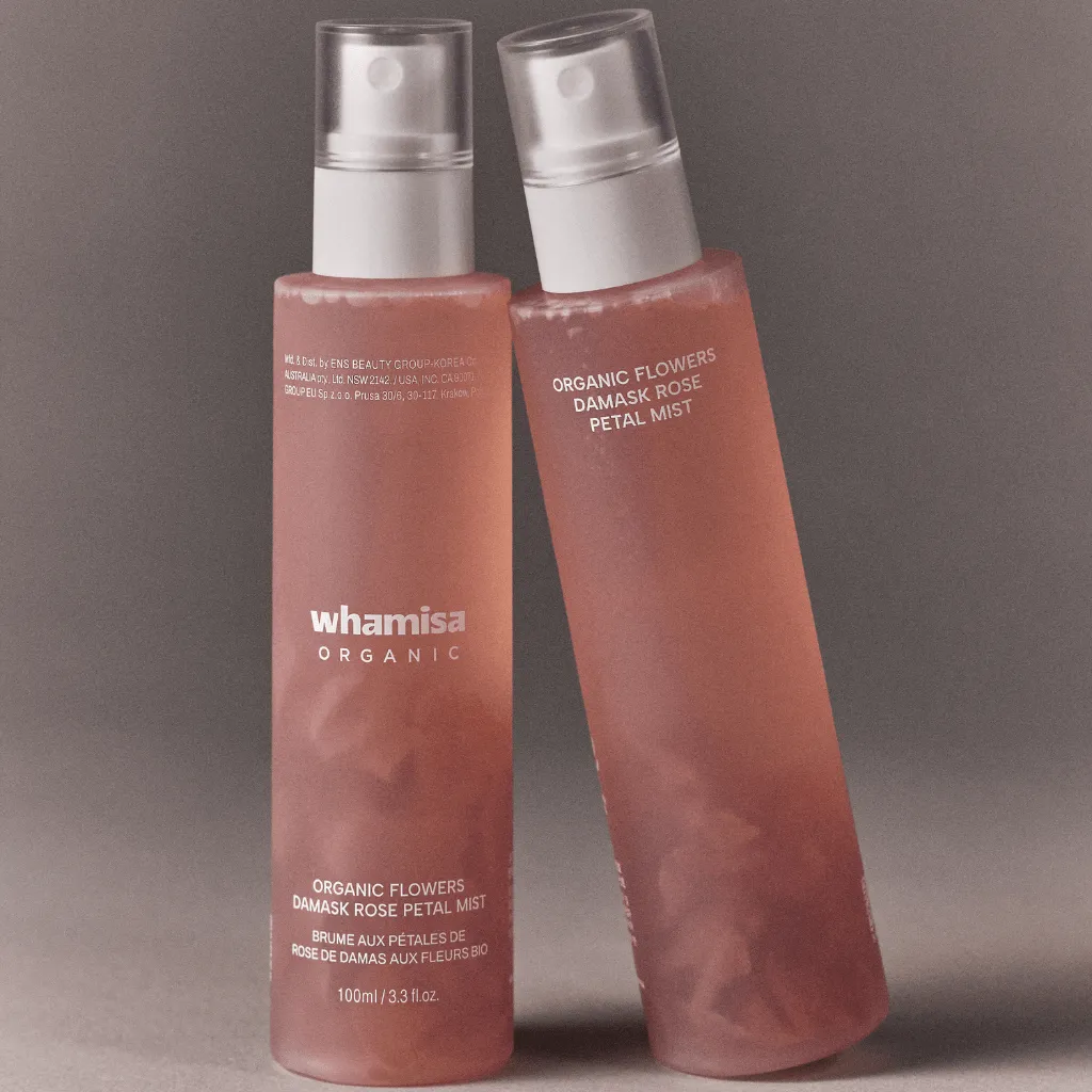 Organic Flowers Damask Rose Petal Mist