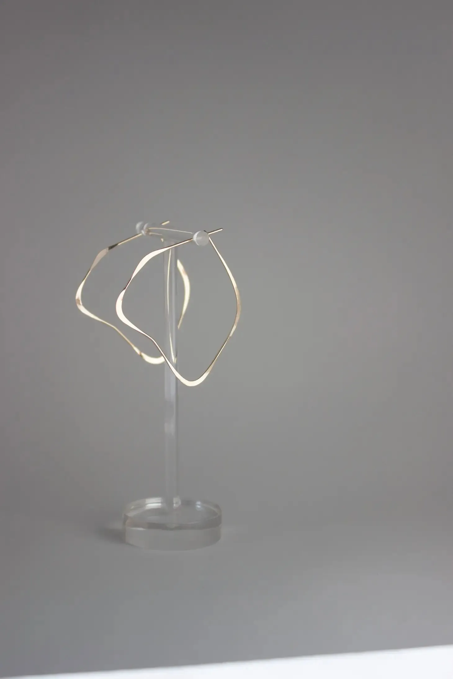 organic hoop earrings