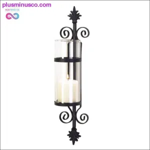 Ornate Scroll Candle Sconce ll Plusminusco.com