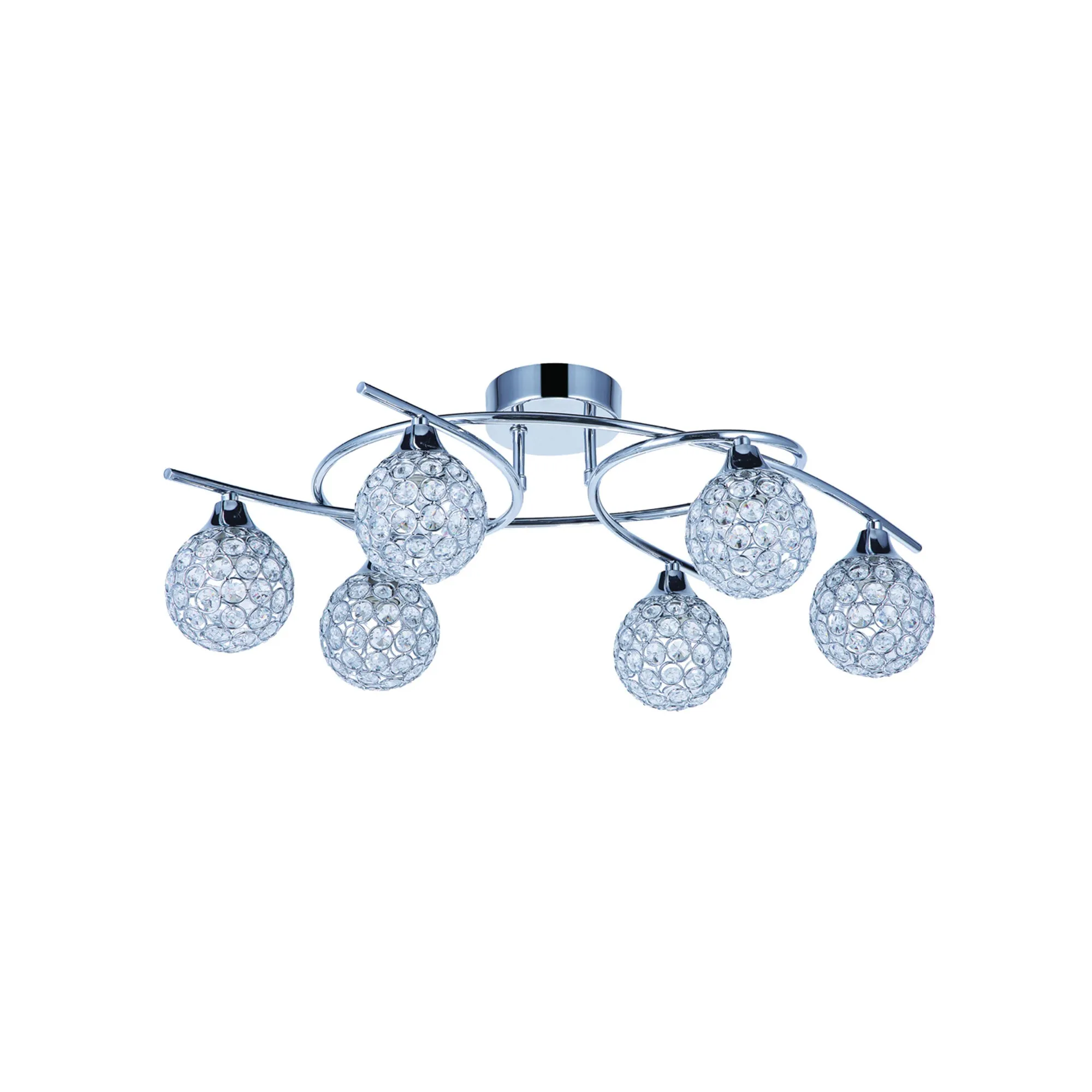 Osterley 4, 5, 6 and 6 plus 6 Arm Pendant LED Light