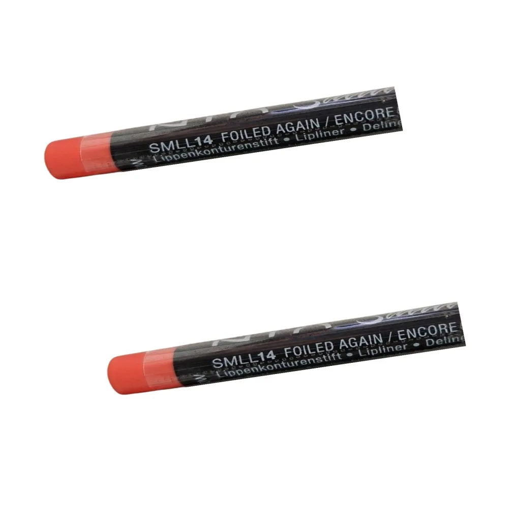Pack of 2 NYX Professional Makeup Suede Matte Lip Liner, Foiled Again SMLL14