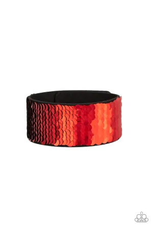 Paparazzi Mer-mazingly Mermaid - Sequin Wrap Bracelet